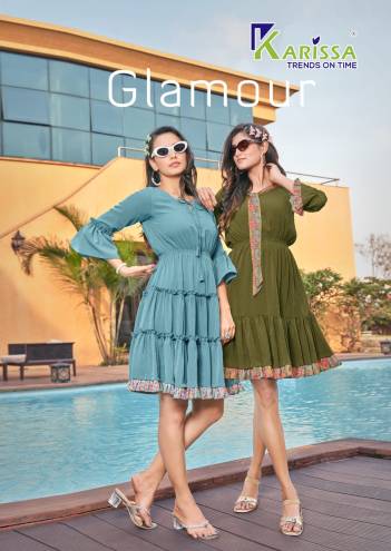 Glamour By Karissa Designer Short Kurti Collection